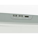 Потолочный монитор AVIS Electronics AVS1250T (серый) 15,6" с моторизованным приводом, встроенным FULL HD медиаплеером и Miracast