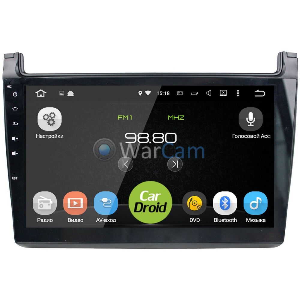 Штатная магнитола Roximo CarDroid RD-3707 Volkswagen Polo (Android 10)  Купить