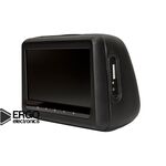 Комплект подголовников со встроенным DVD плеером и LCD монитором 10" (Два с DVD) ERGO ER10HD (Чёрный)