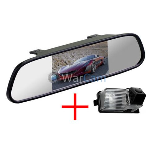 Зеркало + камера для Nissan Tiida hatchback, Patrol, Livina, Cube, Skyline, GT-R, 350Z, 370Z / Infiniti G35, G37