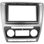 Магнитола в штатное место 2 din Skoda Octavia II (A5) 2004-2013 серая (с климат-контролем) OEM на Android 10 (RK7-RP-11-258-470)